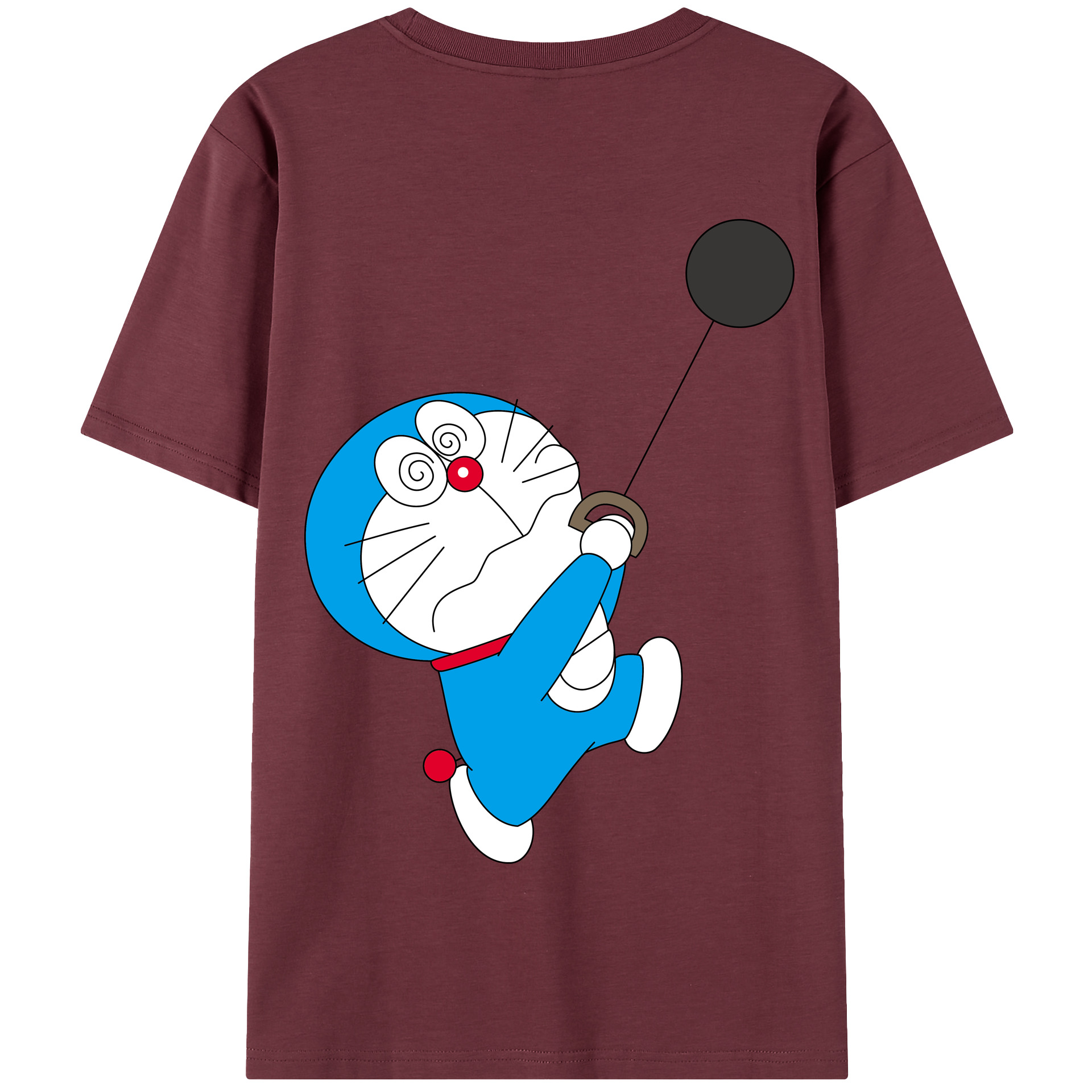 （画像用） ドラえもん Doraemon 綿100％半袖Tシャツ（背面プリント）